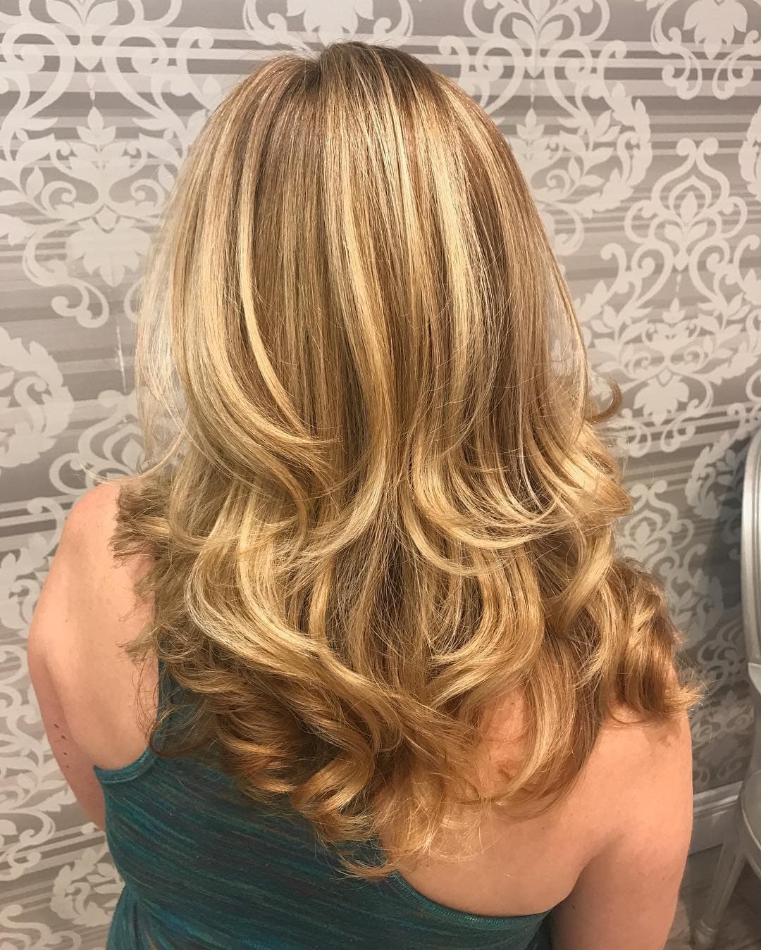 Balayage highlights women's hair at MC Hair Salon Upper East Side