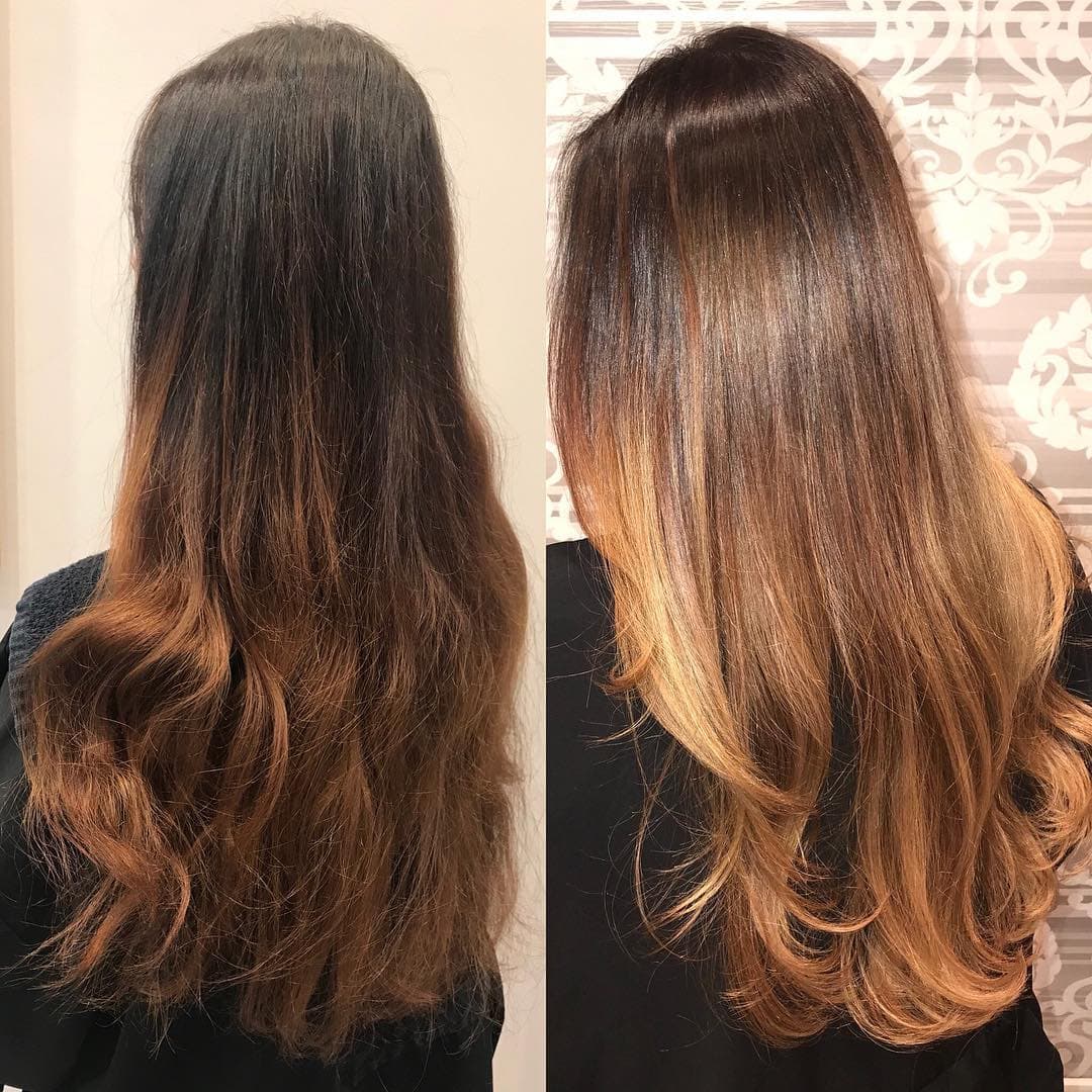 Hair color treatment at MC Hair Salon & Spa Manhattan NYC