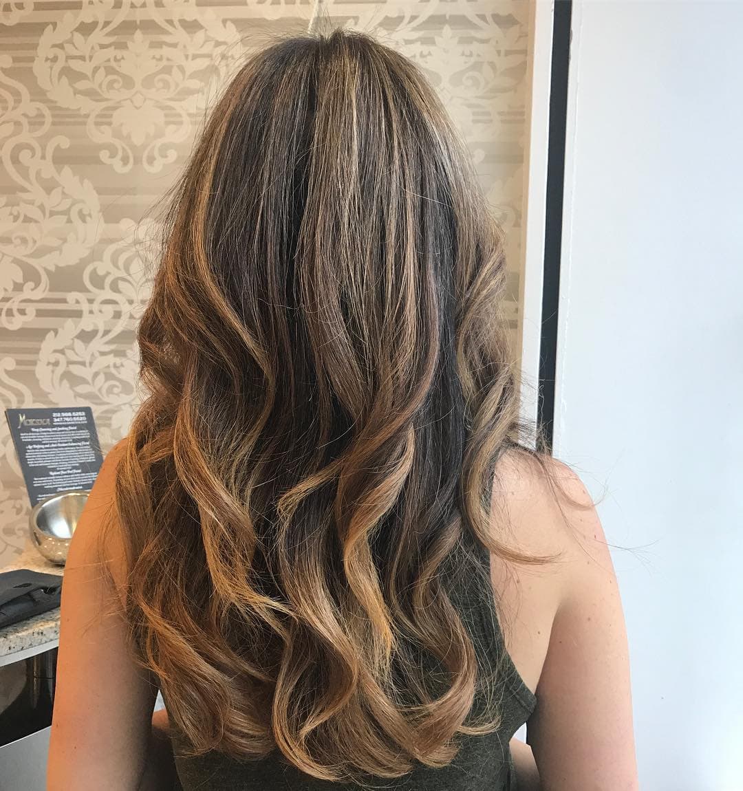 Women's haircut and blowout style at MC Hair Salon NYC