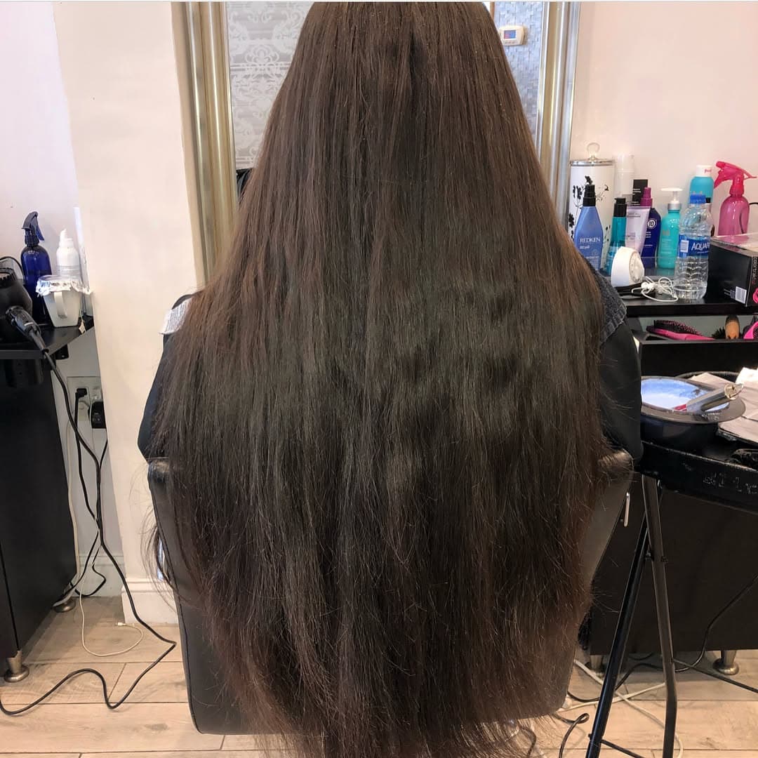 Hair color treatment result at MC Hair Salon & Spa Upper East Side