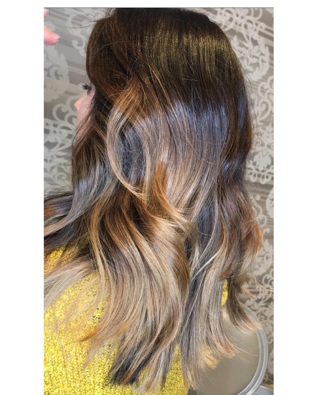 Balayage color result at MC Hair Salon Upper East Side