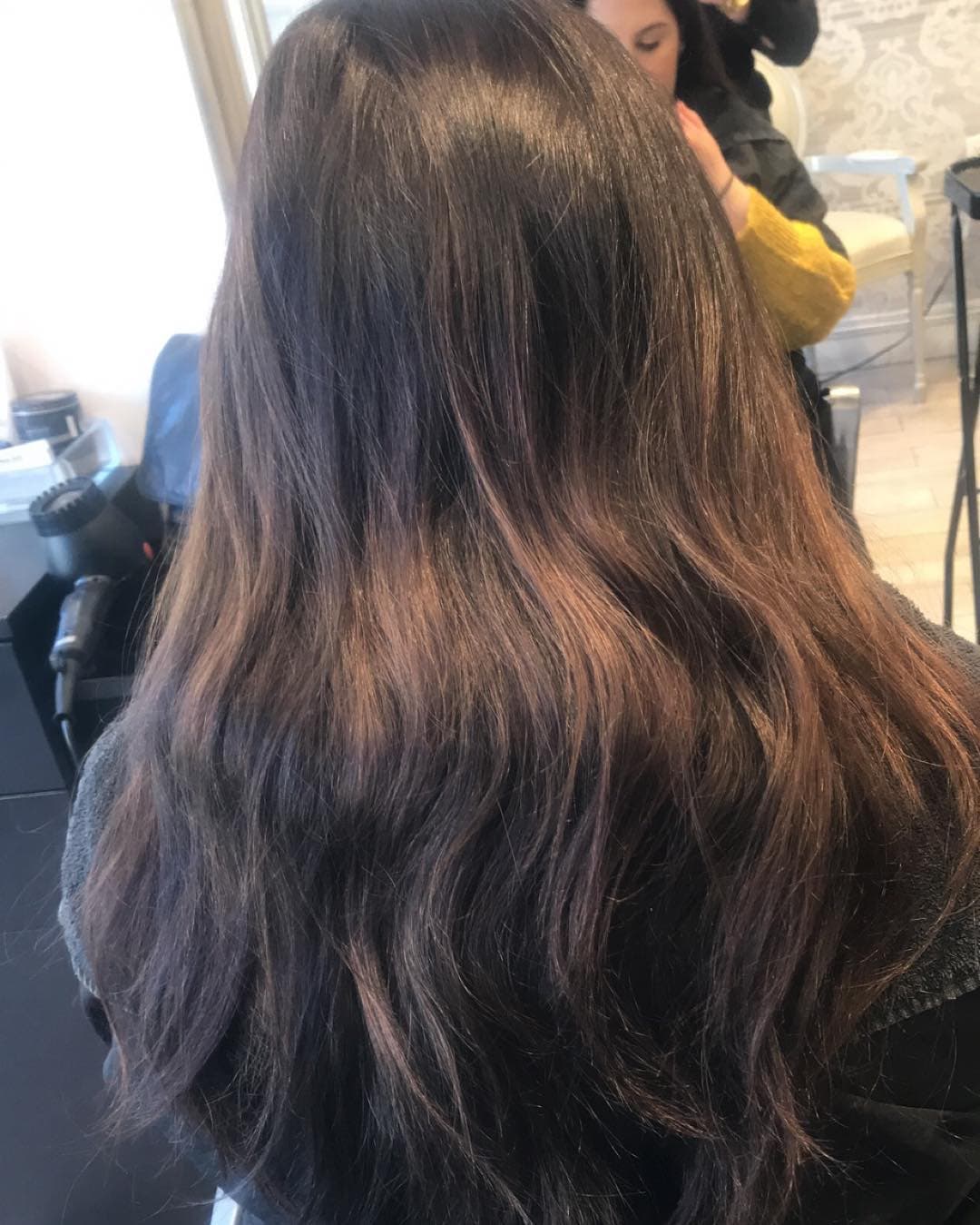 Hand-painted balayage technique at MC Hair Salon NYC