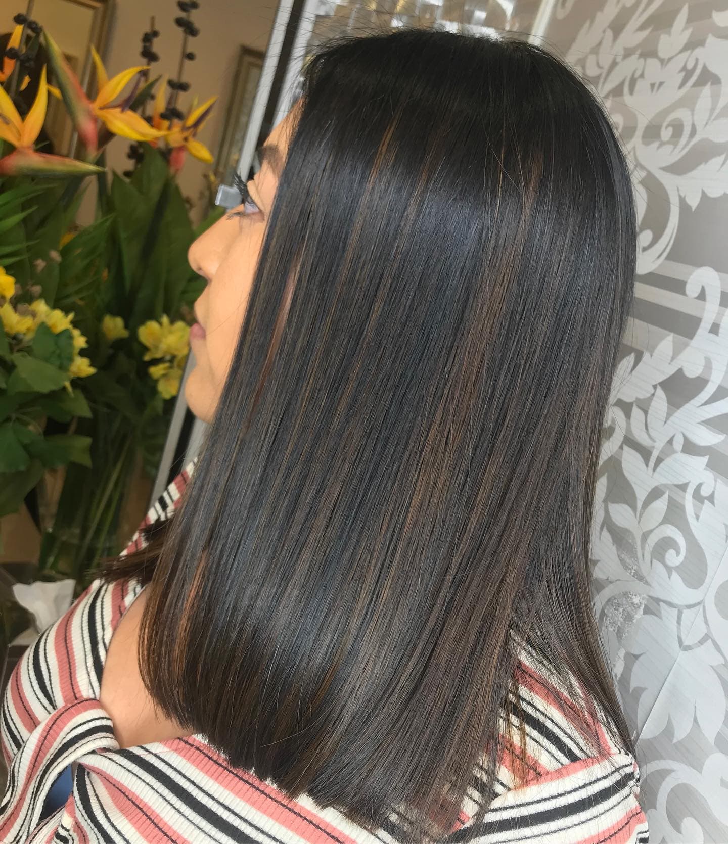 Bold makeup and contouring at MC Hair Salon & Spa NYC