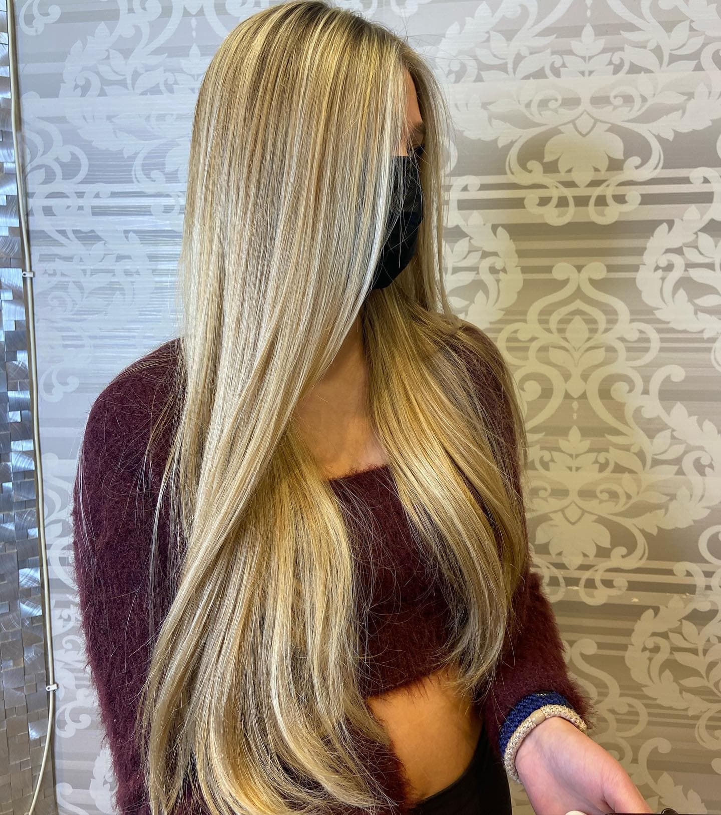 Full color treatment with L'Oréal Inoa at MC Hair Salon NYC