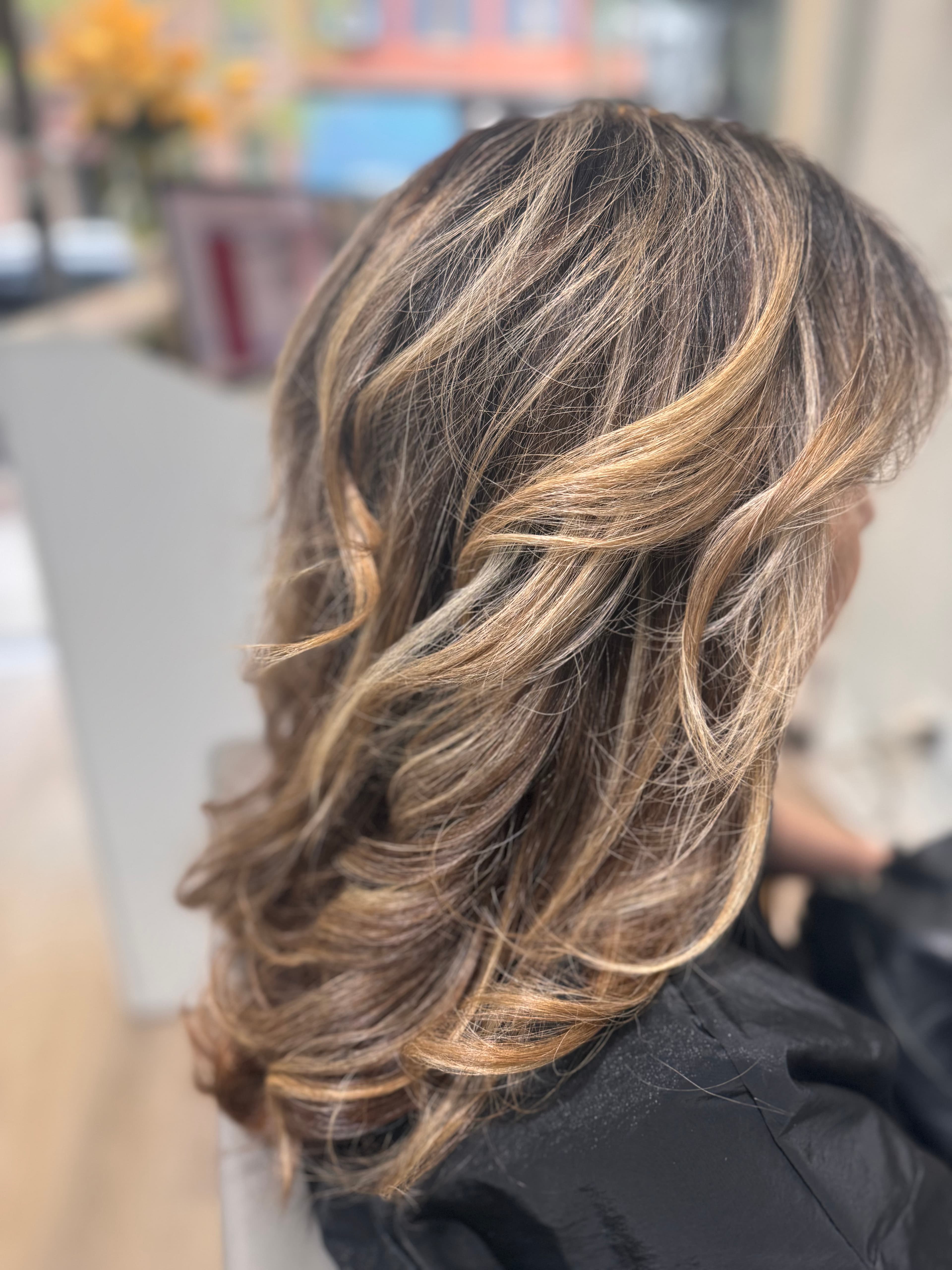 Balayage & Blowout at MC Hair Salon Upper East Side NYC